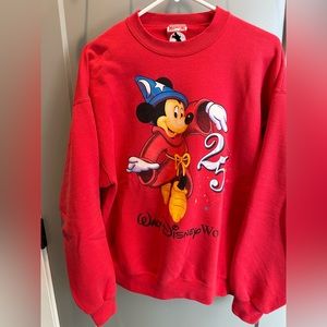 Disney 25th Anniversary Sorcerer Mickey Sweatshirt! Like new!